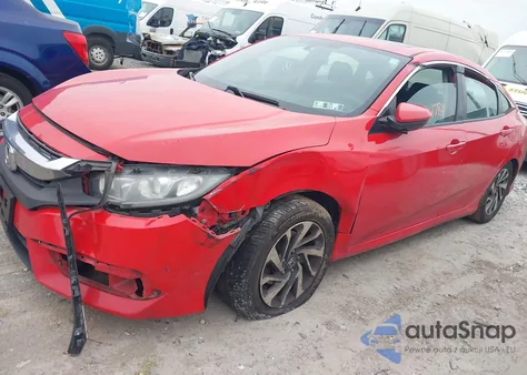 2016 Honda Civic Ex z USA, uszkodzony, nr VIN 2HGFC2F75GH562811